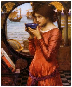 John William Waterhouse – Destiny [from J.W. Waterhouse]. Free illustration for personal and commercial use.
