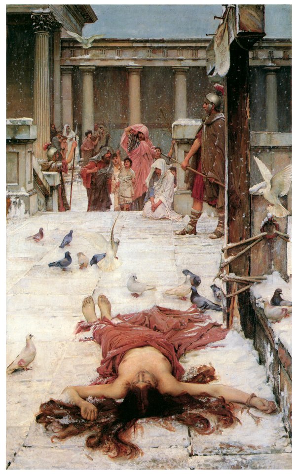 John William Waterhouse – St. Eulalia [from J.W. Waterhouse]