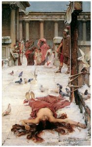 John William Waterhouse – St. Eulalia [from J.W. Waterhouse]. Free illustration for personal and commercial use.