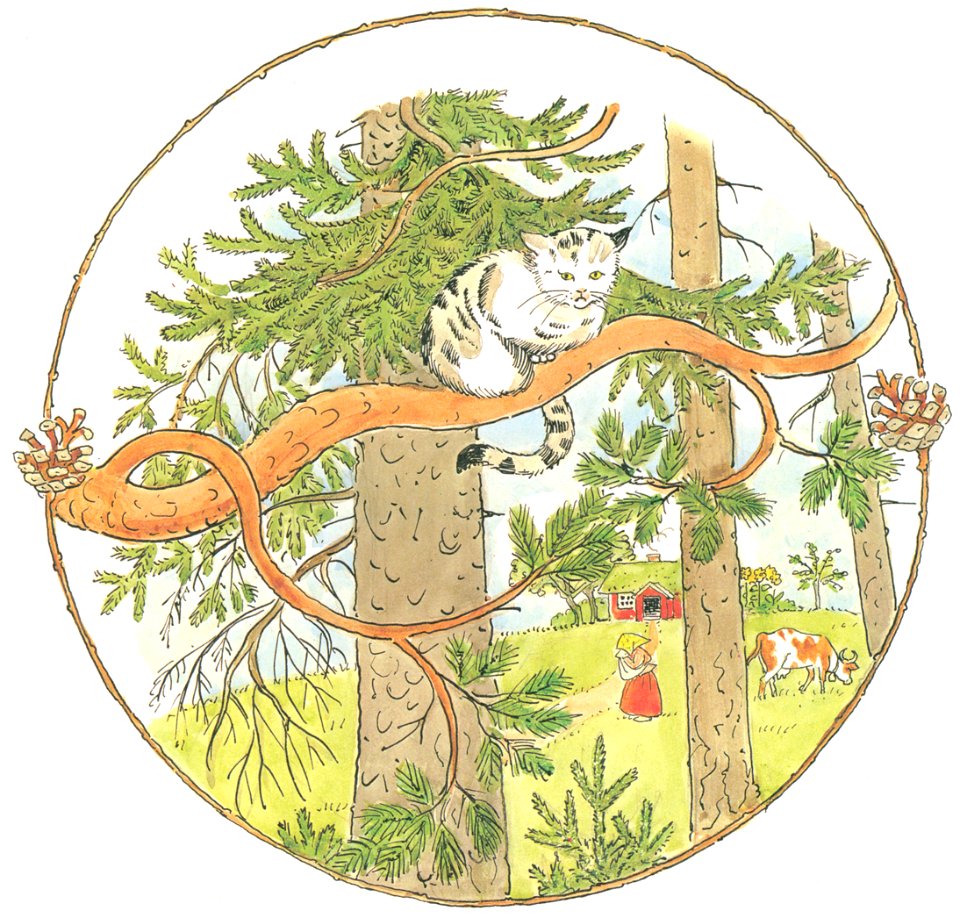 Elsa Beskow – Plate 10 [from Tale of the Little Little Old Woman]