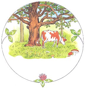 Elsa Beskow – Plate 4 [from Tale of the Little Little Old Woman]. Free illustration for personal and commercial use.