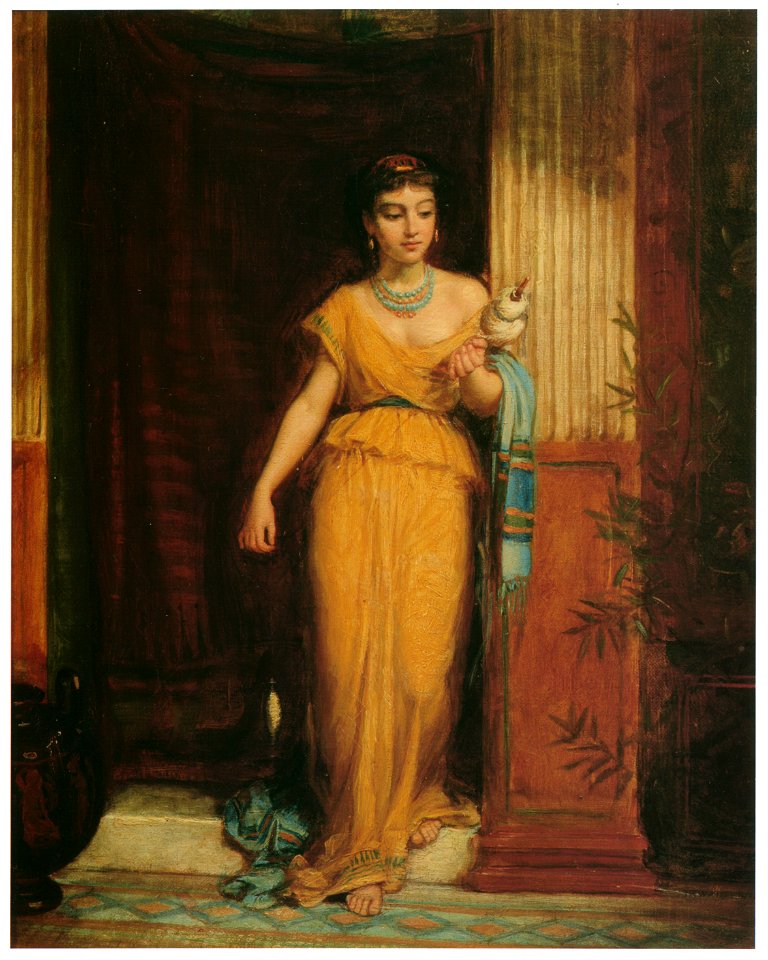 John William Waterhouse – La Fileuse [from J.W. Waterhouse]