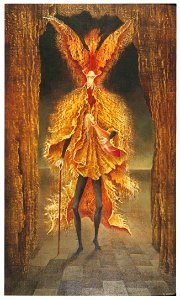 Remedios Varo – Vampiro [from Exhibition Catalog of Remedios Varo 1999]. Free illustration for personal and commercial use.