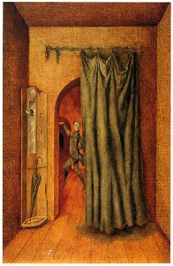 Remedios Varo – Ritos extraños [from Exhibition Catalog of Remedios Varo 1999]. Free illustration for personal and commercial use.