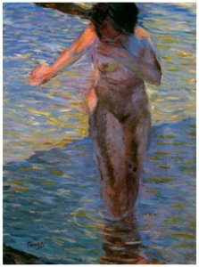 Yasushi Tanaka – WOMAN IN THE SEA [from Exhibition Catalog of Yasushi Tanaka 1981]