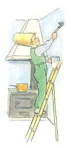 Elsa Beskow – Plate 15 [from Herr Peter]. Free illustration for personal and commercial use.