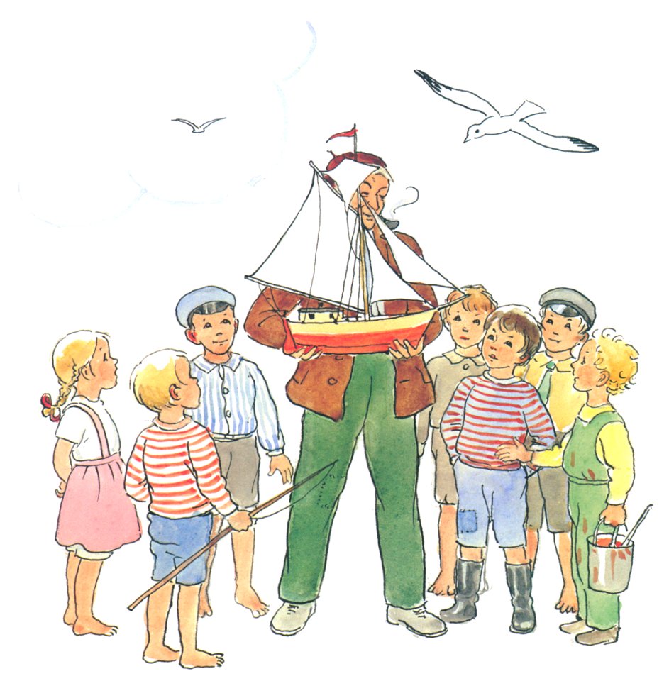 Elsa Beskow – Plate 5 [from Herr Peter]
