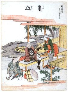Katsushika Hokusai – 47. Kameyama-juku (53 Stations of the Tōkaidō) [from Meihin Soroimono Ukiyo-e]