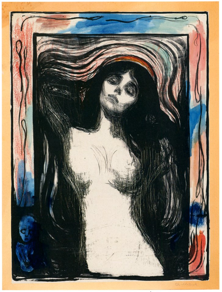 Edvard Munch – Madonna [from Hanga Geijutsu No.180]