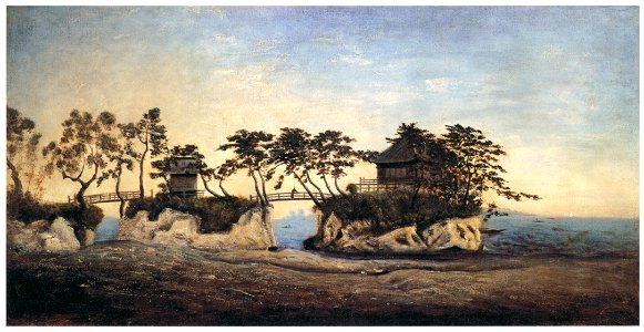Takahashi Yuichi – Godaido, Matsushima [from Takahashi Yuichi: Pioneer of Modern Western-style Painting]
