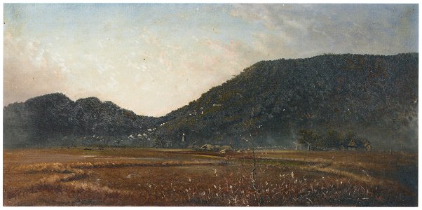 Takahashi Yuichi – Distant View of Mt. Kotohira [from Takahashi Yuichi: Pioneer of Modern Western-style Painting]