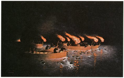 Takahashi Yuichi – Cormorant Fishing [from Takahashi Yuichi: Pioneer of Modern Western-style Painting]