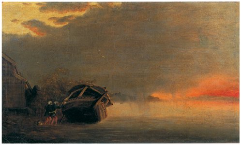 Takahashi Yuichi – A Sudden Shower [from Takahashi Yuichi: Pioneer of Modern Western-style Painting]