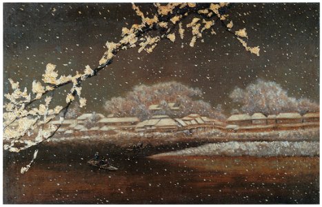 Takahashi Yuichi – Snowscape [from Takahashi Yuichi: Pioneer of Modern Western-style Painting]