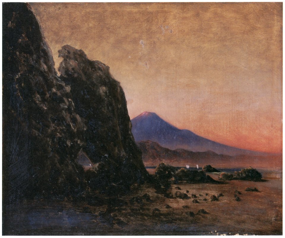 Takahashi Yuichi – Mt. Fuji from Tagonoura [from Takahashi Yuichi: Pioneer of Modern Western-style Painting]