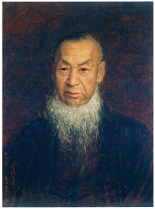 Harada Naojirō – Portrait of Takahashi Yuichi [from Takahashi Yuichi: Pioneer of Modern Western-style Painting]. Free illustration for personal and commercial use.
