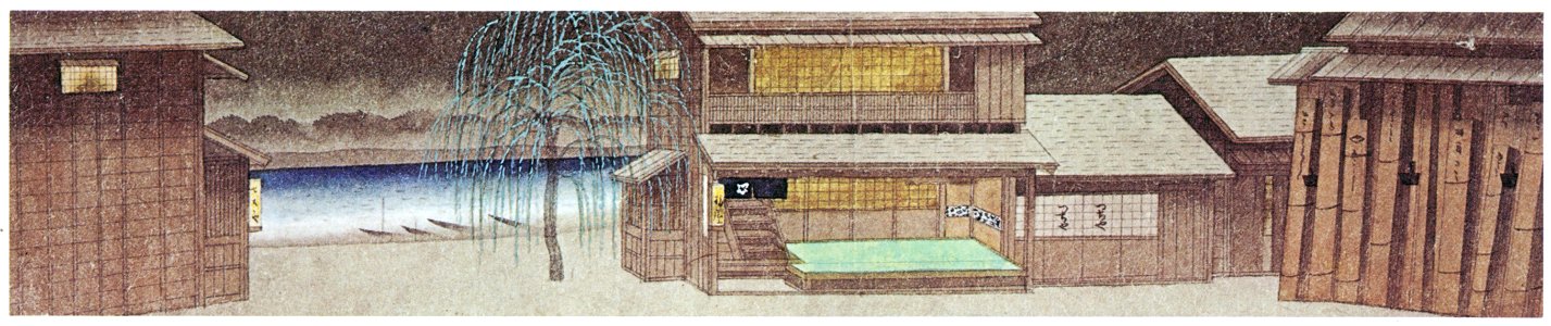 Komura Settai – Plan of Stage Setting for Tokyo Folk Tales 1 [from Komura Settai]. Free illustration for personal and commercial use.