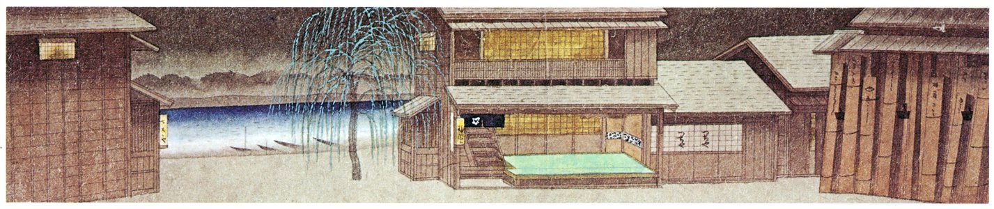 Komura Settai – Plan of Stage Setting for Tokyo Folk Tales 1 [from Komura Settai]