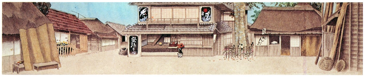 Komura Settai – Plan of Stage Setting for Ippongatana Dohyoiri 1 [from Komura Settai]