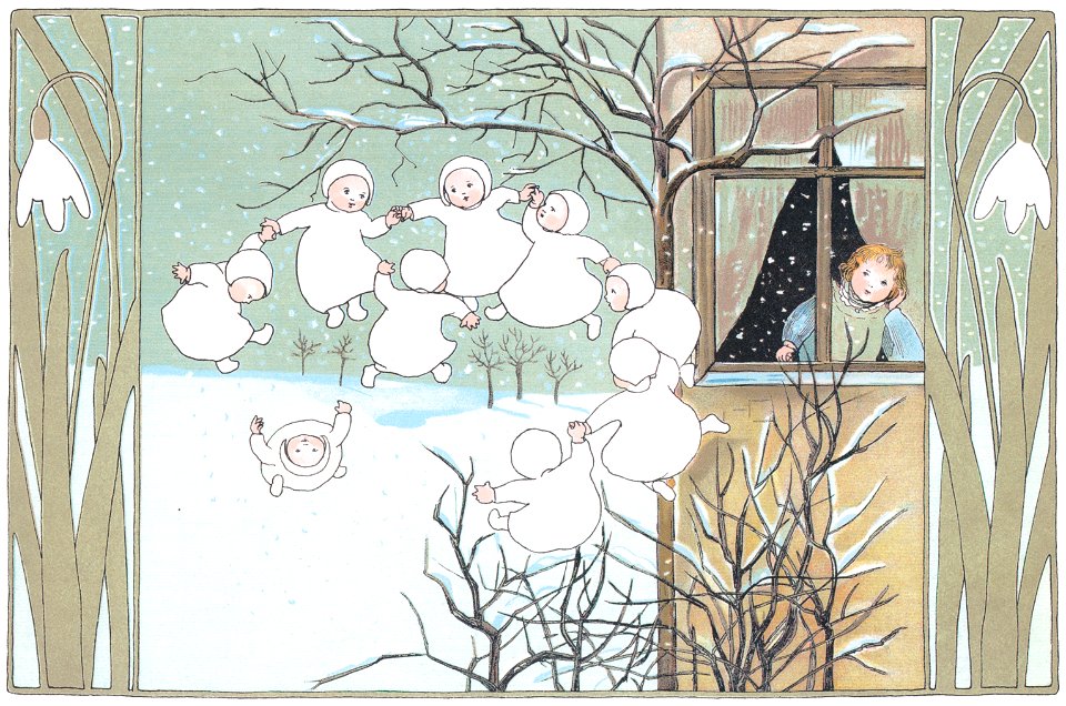 Sibylle von Olfers – Plate 1 [from The Story of the Snow Children]