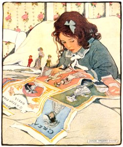 Jessie Willcox Smith – Picture Papers (The Bed-Time Book by Helen Hay Whitney) [from Jessie Willcox Smith: American Illustrator]