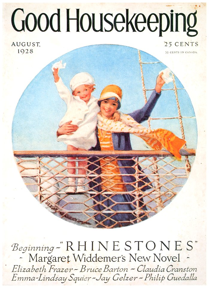 Jessie Willcox Smith – Cover of Good Housekeeping (August 1928) [from Jessie Willcox Smith: American Illustrator]