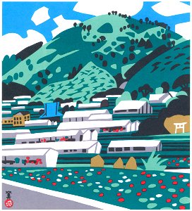Kawanishi Hide – Greenhouse Village in Kamaguchi [from One Hundred Scenes of Hyogo]