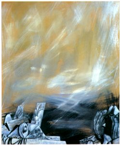 Yves Tanguy – Hekla [from Mizue No.927]. Free illustration for personal and commercial use.