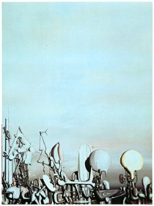 Yves Tanguy – Ce matin [from Mizue No.927]. Free illustration for personal and commercial use.