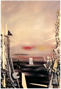 Yves Tanguy – La Peur II [from Mizue No.927]. Free illustration for personal and commercial use.