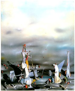 Yves Tanguy – Le Palais aux rochers de fenêtres [from Mizue No.927]