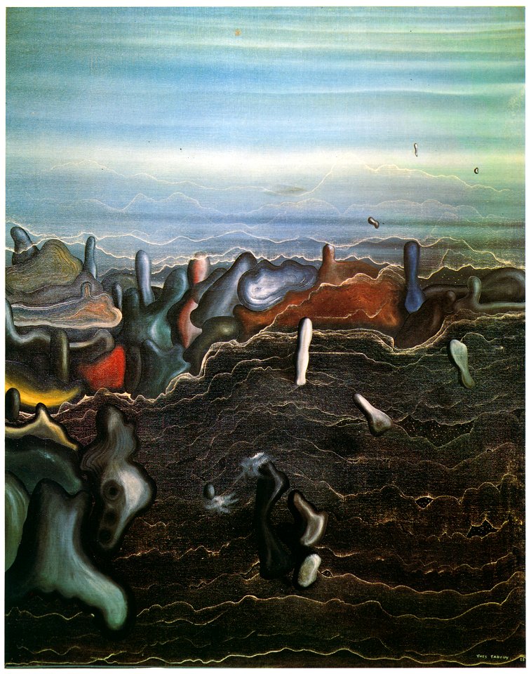 Yves Tanguy – Le Jardin sombre [from Mizue No.927]