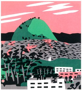 Kawanishi Hide – Mount Kabuto [from One Hundred Scenes of Hyogo]