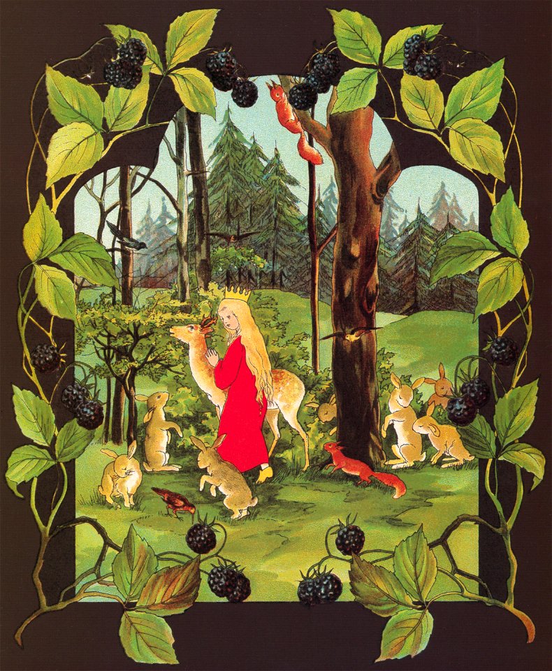 Sibylle von Olfers – Plate 5 [from The Princess in the Forest]