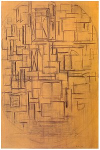 Piet Mondrian – Ovale Compositie [from Mondrian: 1872-1944: Structures in Space]