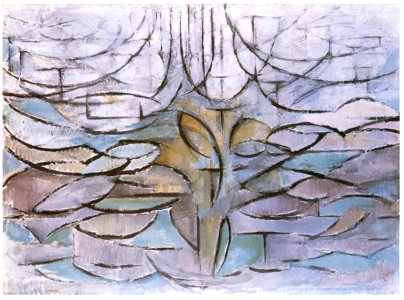 Piet Mondrian – Bloeiende appelboom [from Mondrian: 1872-1944: Structures in Space]