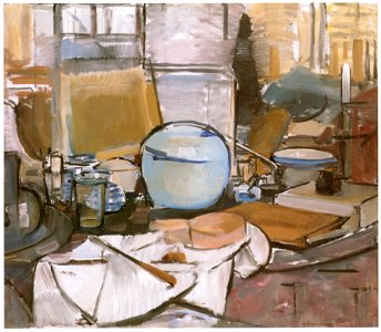 Piet Mondrian – Stilleven met gemberpot I [from Mondrian: 1872-1944: Structures in Space]