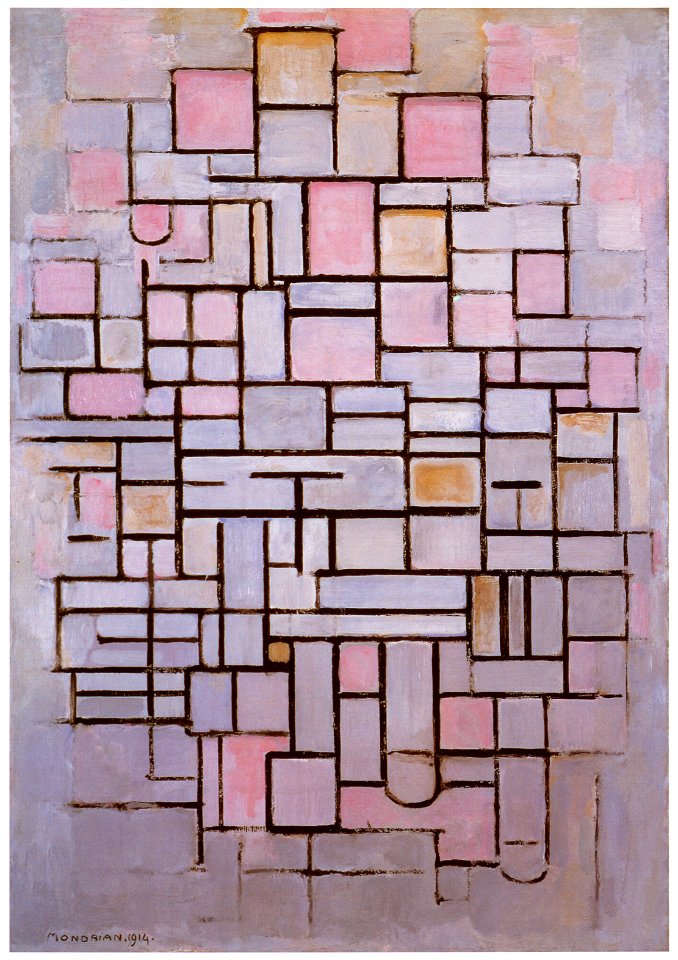 Piet Mondrian – Compositie nr .6 [from Mondrian: 1872-1944: Structures in Space]
