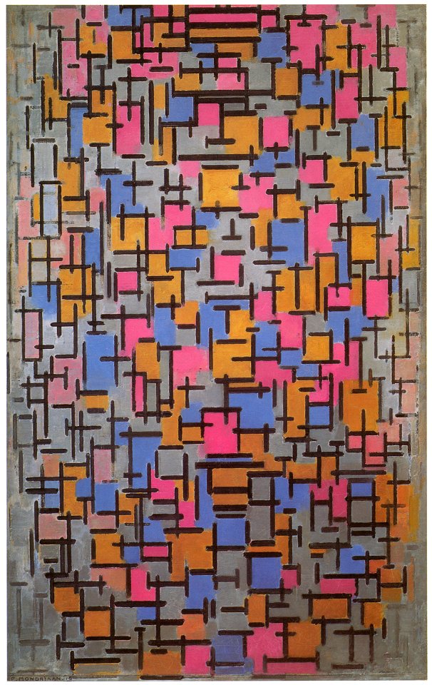 Piet Mondrian – Compositie [from Mondrian: 1872-1944: Structures in Space]