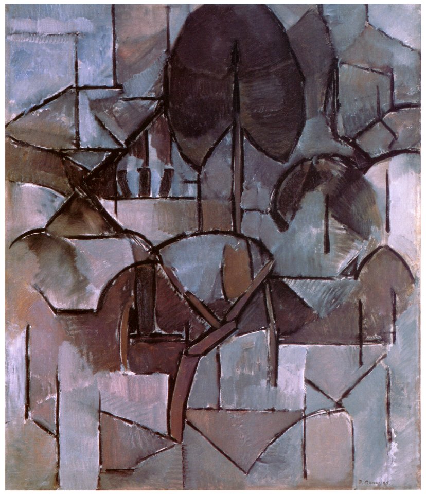 Piet Mondrian – Landschap met bomen [from Mondrian: 1872-1944: Structures in Space]