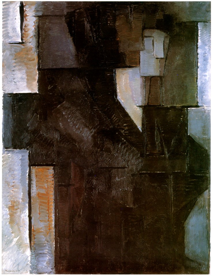 Piet Mondrian – Figuurstudie [from Mondrian: 1872-1944: Structures in Space]