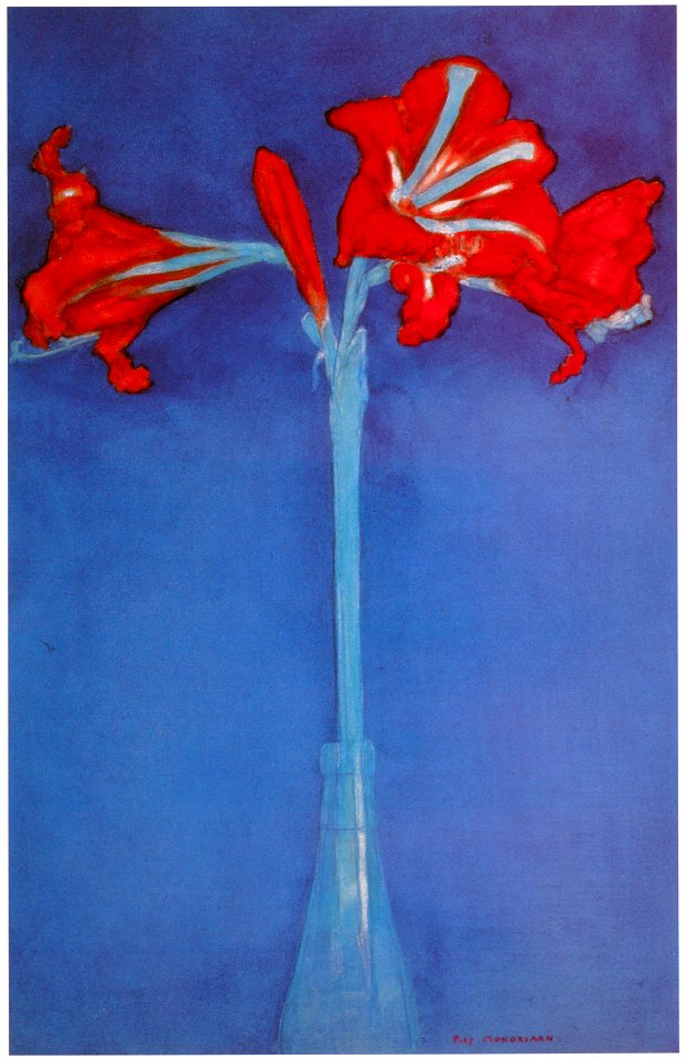 Piet Mondrian – Amaryllis [from Mondrian: 1872-1944: Structures in Space]