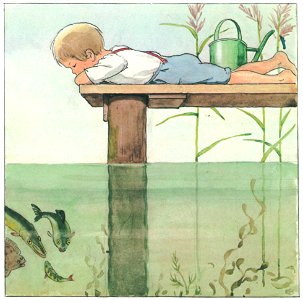 Elsa Beskow – Plate 11 [from The Curious Fish]