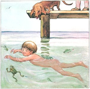 Elsa Beskow – Plate 12 [from The Curious Fish]