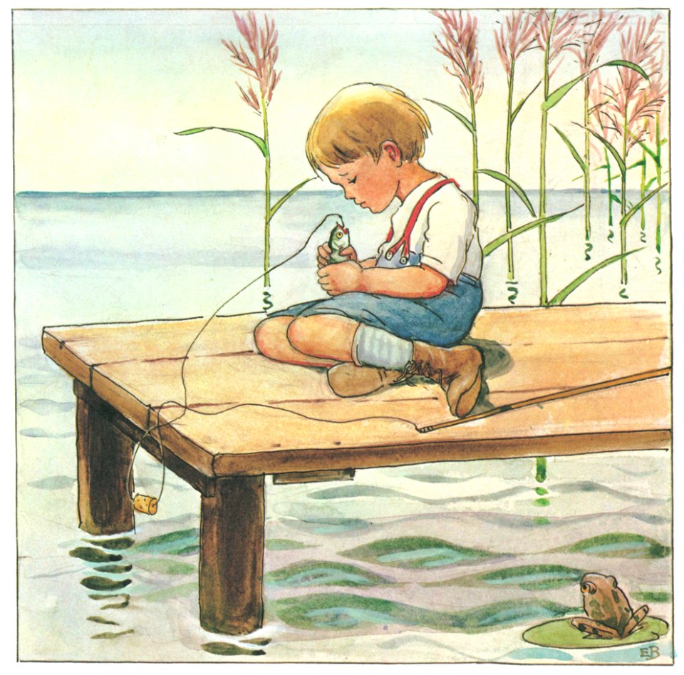 Elsa Beskow – Plate 4 [from The Curious Fish]