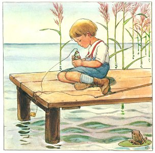 Elsa Beskow – Plate 4 [from The Curious Fish]