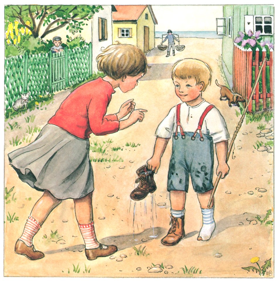 Elsa Beskow – Plate 5 [from The Curious Fish]