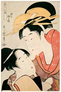 Kitagawa Utamaro – The Habit of Criticizing Others, from the series Seven Bad Habits [from Ukiyo-e shuka. Museum of Fine Arts, Boston III]
