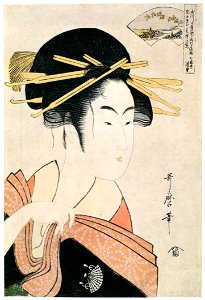 Kitagawa Utamaro – The Noda Jewel River, from an untitled series of Six Jewel Rivers [from Ukiyo-e shuka. Museum of Fine Arts, Boston III]. Free illustration for personal and commercial use.