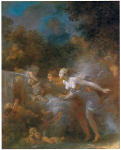 Jean-Honoré Fragonard – THE FOUNTAIN OF LOVE [from Fragonard]. Free illustration for personal and commercial use.